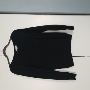 Banana Republic Lightweight Sweater Navy Zipper Detail on back